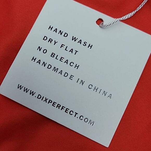 Red 80's 90's Inspired One Piece Swimsuit Women's Size Large - Picture 7 of 12